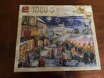 Kerstpuzzel - 1000 stukjes, Ophalen of Verzenden, 500 t/m 1500 stukjes, Zo goed als nieuw, Legpuzzel