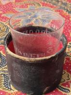 Mooi compleet antiek medicijnglas uit Engeland in foedraal., Antiek en Kunst, Antiek | Woonaccessoires, Ophalen of Verzenden