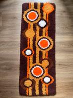 Vintage wandkleed oranje, geel, bruin jaren 70, Ophalen of Verzenden, Huis en Inrichting