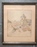 Leuk Vintage Anton Pieck prentje Zoutelande Bløf, Ophalen of Verzenden