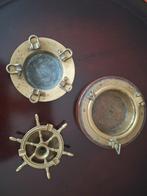 Vintage Messing Asbakken - Maritiem Decor, Ophalen of Verzenden