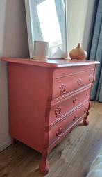 Roze buikkast, Huis en Inrichting, Kasten | Ladekasten, Ophalen, Gebruikt, 50 tot 100 cm, 3 of 4 laden