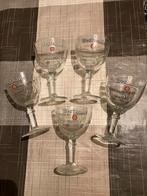 Westmalle Trappist glazen 17 cl 5 st, Ophalen of Verzenden, Zo goed als nieuw, Glas of Glazen, Overige merken