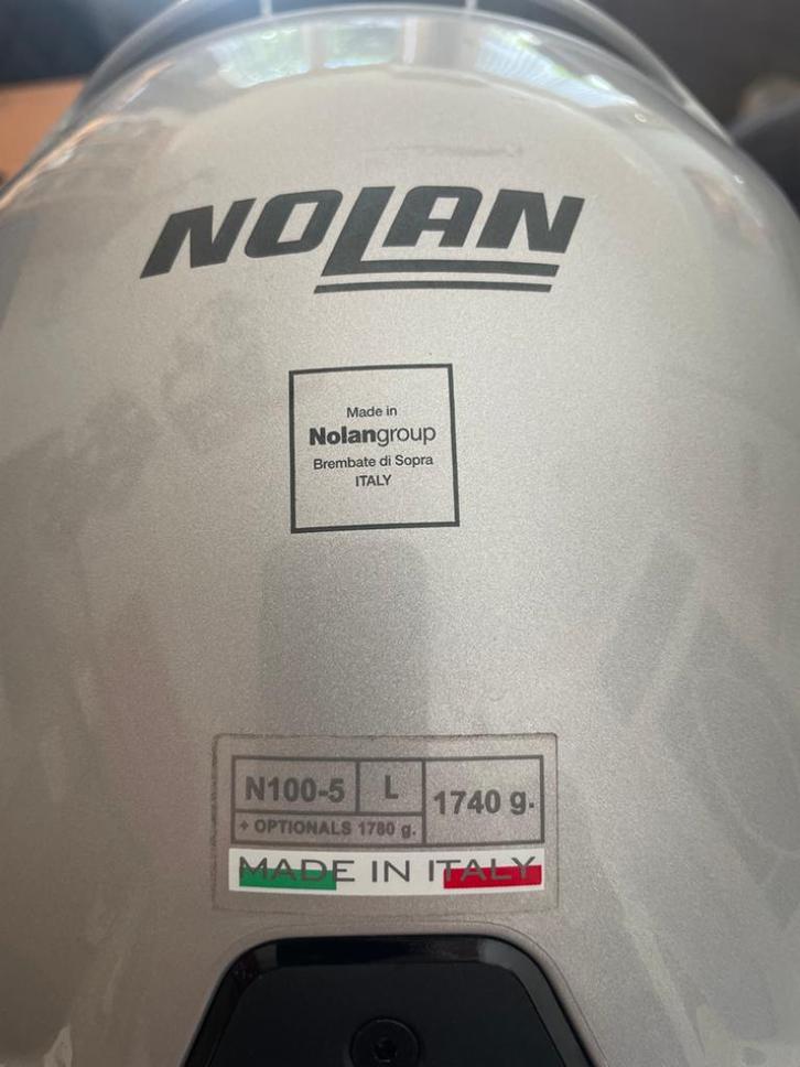 hele goede motorhelm, Motoren, Kleding | Motorhelmen, Dames, Heren, Systeemhelm, L, Nolan, Tweedehands, Ophalen