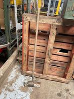 Metalen vloerschraper, Ophalen, Gebruikt, Schoffel