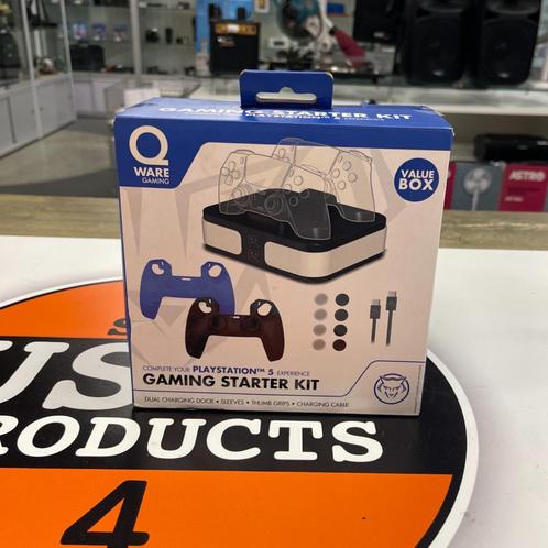 Qware Gaming Starter Kit PS5, Spelcomputers en Games, Spelcomputers | Sony PlayStation 1, Zo goed als nieuw