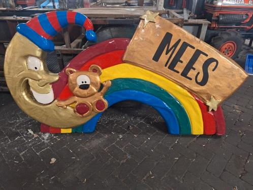 Geboortebord 3D Regenboog, Kinderen en Baby's, Kraamcadeaus en Geboorteborden, Zo goed als nieuw, Ophalen