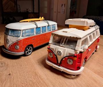 Volkswagen transporter camper t1 lego en 3d puzzel beschikbaar voor biedingen