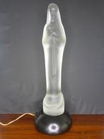 Leerdam Stef Uiterwaal madonna 37 cm + originele verlichting, Antiek en Kunst, Ophalen of Verzenden