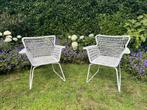 2 tuinstoelen Högsten wit van Ikea 15,00 ( vanaf 30,-), Ophalen, Gebruikt, Kunststof