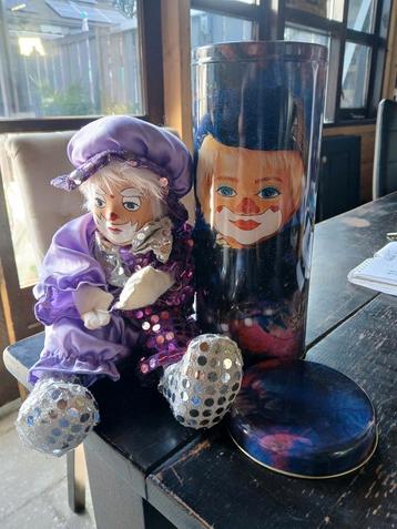 Verzameling: Clown Pop & Blik 30cm beschikbaar voor biedingen