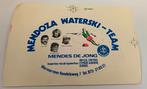 Sticker Mendoza Waterski-team. Mendes de Jong, Ophalen of Verzenden, Nieuw, Sport