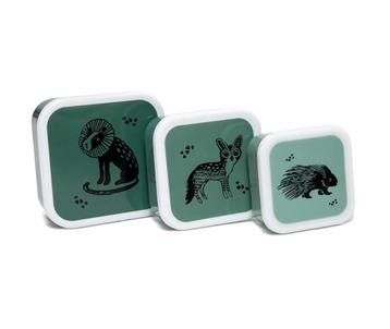 Set Snackboxen snack boxen Dieren Groen Petit Monkey beschikbaar voor biedingen