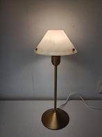 Elegante Tafellamp met Glazen Kap, Ophalen of Verzenden, Zo goed als nieuw, Glas, Modern