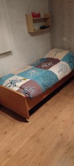 Houten seniorenBed 80x200 - Verstelbaar Hoofd- en Voeteneind, Huis en Inrichting, Slaapkamer | Bedden, Ophalen, Eenpersoons, Hout