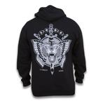 Flying tiger zip hoodie by jacob doney, Ophalen, Zwart, Nieuw, Overige maten