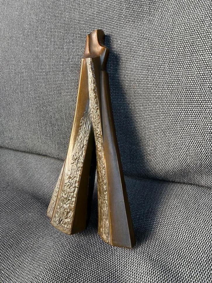 Irene Vilar “geliefden”, Antiek en Kunst, Antiek | Koper en Brons, Brons, Ophalen of Verzenden