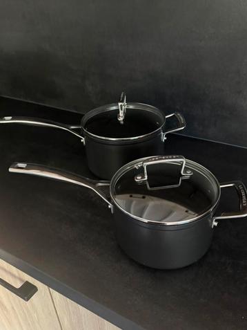 Le creuset ceramic collection steelpannen 18 en 20 cm beschikbaar voor biedingen