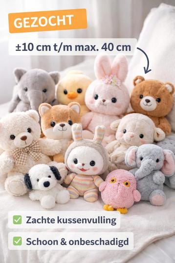 Gezocht: knuffels voor creatief upcycle-project ️