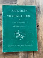 Louis Metz vioolmethode II violinschule, Les of Cursus, Overige genres, Ophalen of Verzenden, Zo goed als nieuw