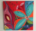 Abstract acryl op canvas 100-100, Antiek en Kunst, Kunst | Schilderijen | Abstract, Ophalen