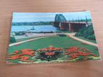 Nijmegen circa 1960-65 Waalbrug met Bloementapijt, Ophalen of Verzenden, 1940 tot 1960, Gelopen, Gelderland