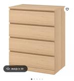 Malm ladekast 4lades, Zo goed als nieuw, 3 of 4 laden, Minder dan 100 cm, 25 tot 50 cm