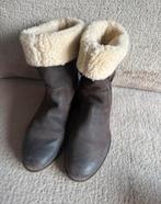 Warme leren boots laarsen, Bruin, Lage of Enkellaarzen, Ophalen of Verzenden, Gedragen