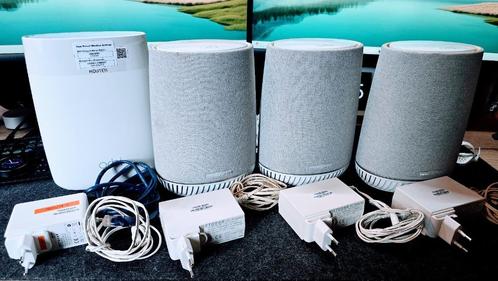 Netgear Orbi RBK50 + 3x RBS40V Voice (Alexa & Speaker), Computers en Software, WiFi-versterkers, Gebruikt, Ophalen of Verzenden