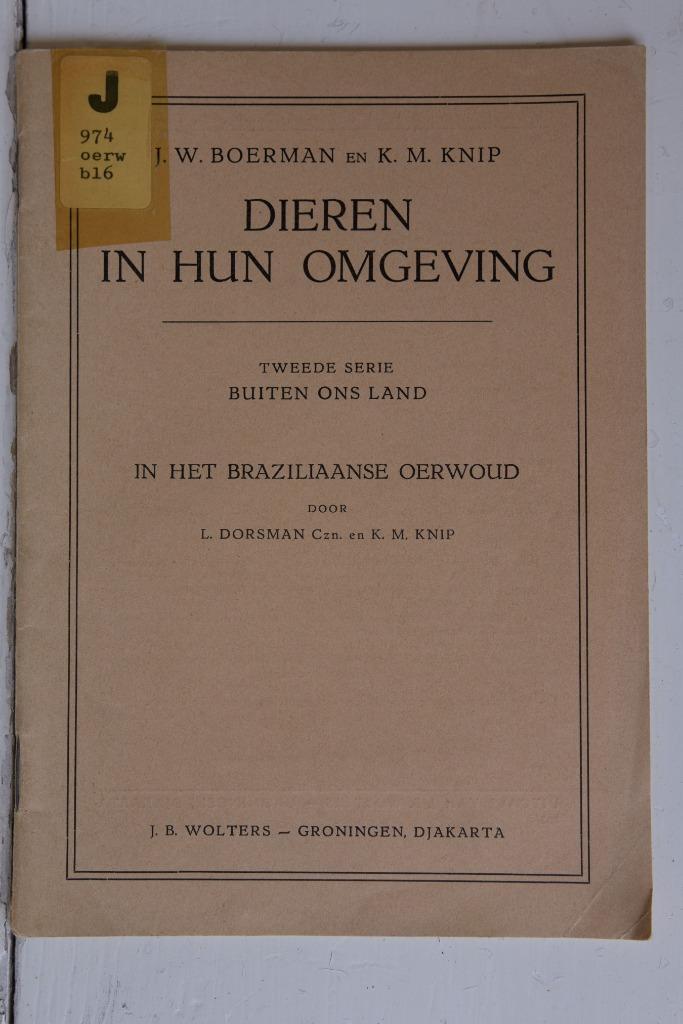 schoolplaat boekje – In het Braziliaanse oerwoud, Antiek en Kunst, Antiek | Schoolplaten, Natuur en Biologie, Verzenden