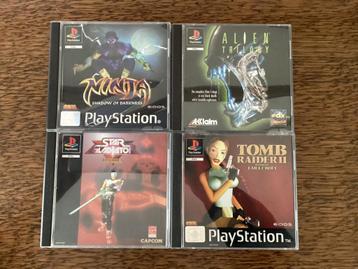 PlayStation 1 games CIB beschikbaar voor biedingen
