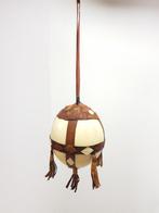 Authentiek struisvogelei leren banden Nigeria Afrika art ´30, Antiek en Kunst, Ophalen of Verzenden