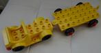 duplo kar met aanhanger 4,50, Ophalen of Verzenden, Zo goed als nieuw, Duplo