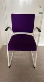 Dauphin bureaustoel - Paars/Wit, Huis en Inrichting, Stoelen, Ophalen, Overige kleuren, Zo goed als nieuw, Eén