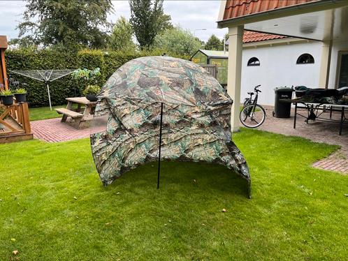 Vistent, karper tent, paraplu tent, Watersport en Boten, Hengelsport | Karpervissen, Zo goed als nieuw, Overige typen, Ophalen of Verzenden
