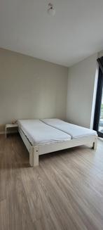 Auping Auronde Tweepersoonsbed 160x200 + Lattenbodems, Ophalen, Wit, Tweepersoons, 200 cm