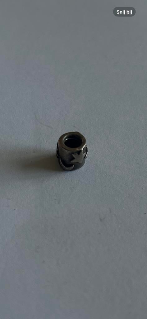 Zilveren bedel, 1 bedel, Ophalen of Verzenden, Zo goed als nieuw, Zilver