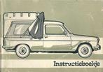 Simca 1100 en VF2 handleiding instructieboekje 2x, Ophalen of Verzenden