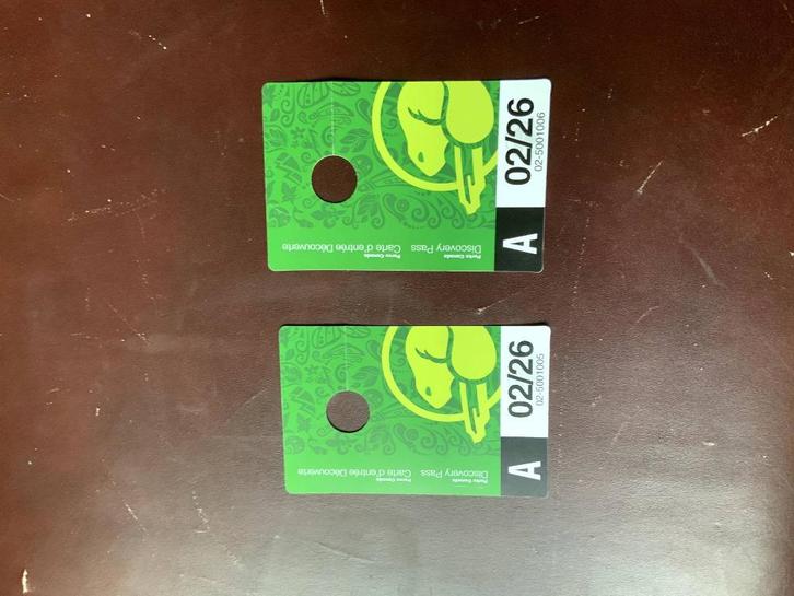 Canada Discovery, Tickets en Kaartjes, Autovignetten, Twee personen