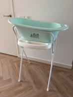 Mintgroen Babybadje met Standaard - Bébé-jou, Kinderen en Baby's, Badjes en Verzorging, Ophalen, Gebruikt, Badje, Bébé-jou