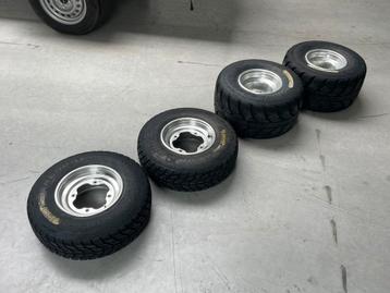 Set wielen Yamaha Raptor 700 250,350,450,700 straatbanden beschikbaar voor biedingen