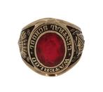 Gouden college school heren ring Waterloo Amerika 1975