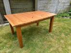 Uitschuifbare houten tafel, Huis en Inrichting, Tafels | Eettafels, Ophalen, Gebruikt, 200 cm of meer, 50 tot 100 cm