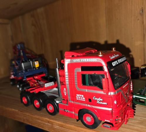 WSI MAN zwaartransport, Hobby en Vrije tijd, Modelauto's | 1:50, Gebruikt, Bus of Vrachtwagen, Wsi, Ophalen of Verzenden