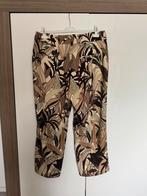 Cambio broek 40 L blad print zwart / bruin / beige, Ophalen of Verzenden, Zo goed als nieuw, Maat 38/40 (M), Zwart