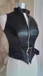 Echt zwart leren dames gilet , vest xs, Motoren, Ophalen of Verzenden, Nieuw zonder kaartje, Dames