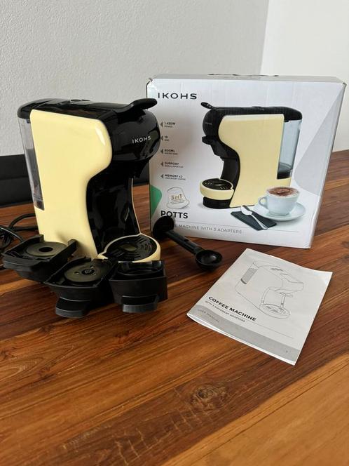 CREATE/ IKOHS Potts Retro Koffiezetapparaat met 3 adapters, Witgoed en Apparatuur, Koffiezetapparaten, Gebruikt, Overige typen