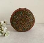 Oud rond blikje van Droste 13 cm ~ hoogte 4,2 cm., Verzenden, Gebruikt, Overige, Droste