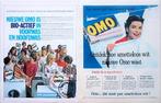 38 vintage reclames Omo wasmiddel 1957-77 wasmiddels was, Verzamelen, Ophalen of Verzenden, Gebruikt, Reclamebord