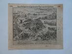 gravure Slag om Mookerheide Mook Limburg Baudartius ca 16122, Verzenden